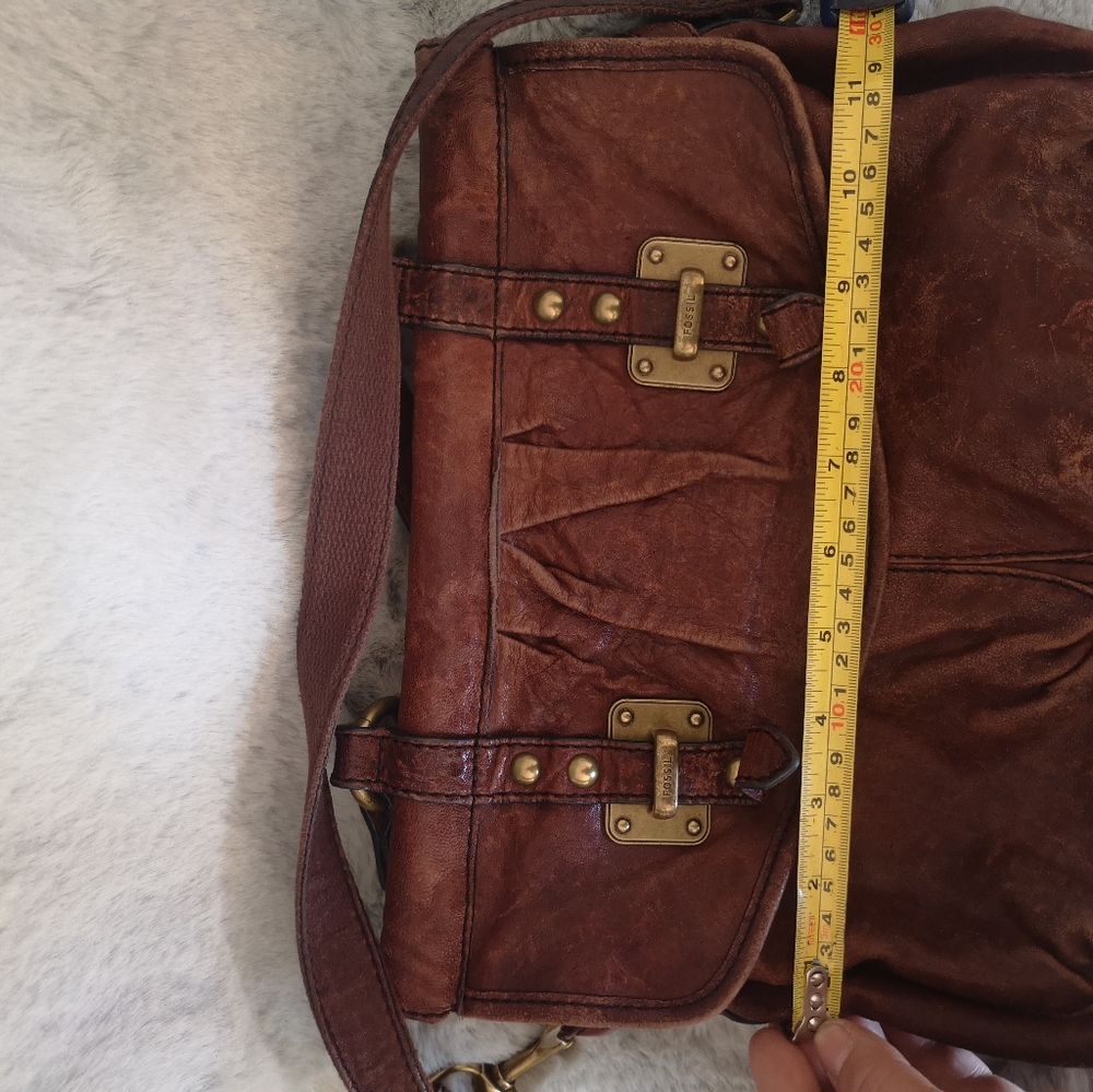 fossil leather crossbody bag - Picture 13 of 14